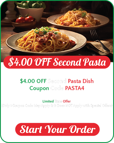 $4 off second pasta coupon